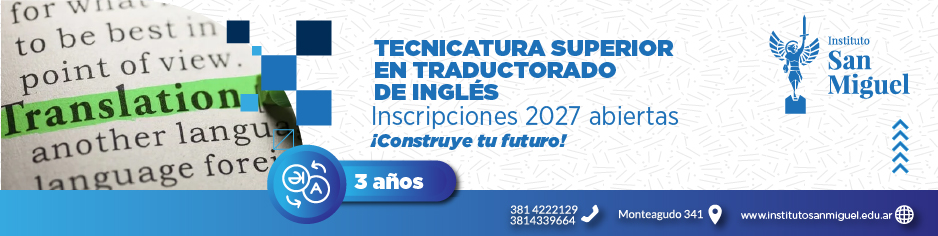 Tecnico superior en ingles